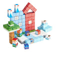 150 PCS Magnetic Blocks Glacier Castle Set STEM Montessori Sensory Building Toys