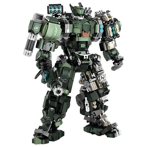 Mech Building Blocks Set for Adults, Motorized Robot Model Building Kit with Mul