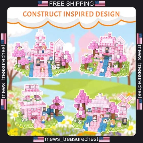 Magnetic Building Blocks Set for Kids, 300 Pieces, STEM & Creative Play