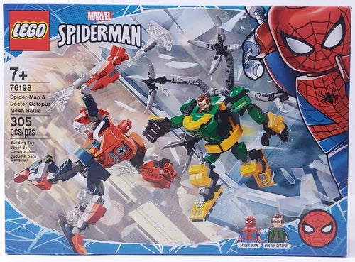 Lego 76198 + 76219 Spider Man Doctor Octopus Green Goblin Mechs Lot 2