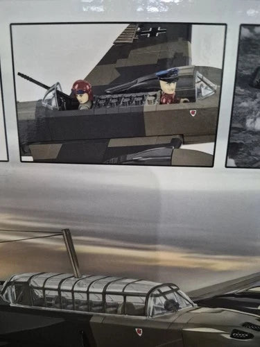 COBI Messerschmitt Bf 110C 1:32 578pcs Display Stand Historical WWII Set 5777