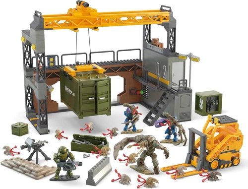 MEGA Halo Infinite Toys Building Set for Kids, Floodgate Firefight with 634 Piec