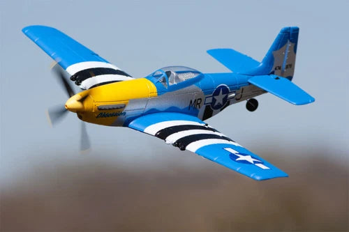 Rage RC P-51D Mustang Micro RTF Airplane w/ Pilot Assist PASS RGRA1300V2