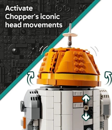 LEGO Star Wars: Ahsoka Chopper (C1-10P) Astromech Droid Set - Building Toy for K