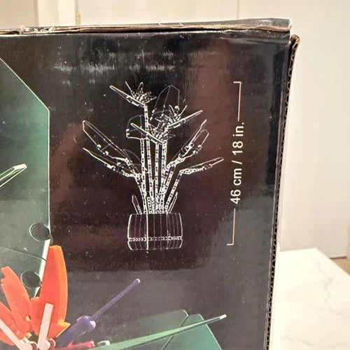Bird of Paradise Flower Brick Building Set l 1173 Pcs l Generic Brand Home Decor