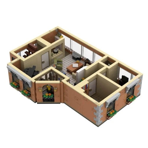 Modubrix MOC-105976 Lounge Architecture Model Street Scene 990 Parts