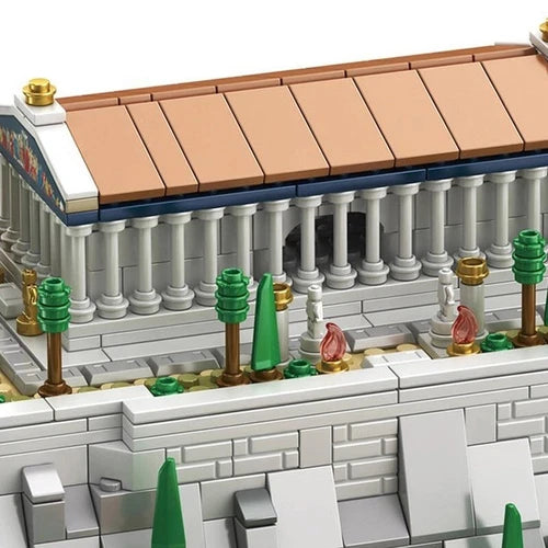 Architecture Acropolis of Athens Building Blocks Set 1988 pcs building bricks