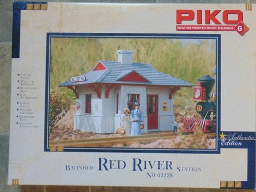 G Scale PIKO 62228 Red River Station Model Railroad Building Kit Plastic