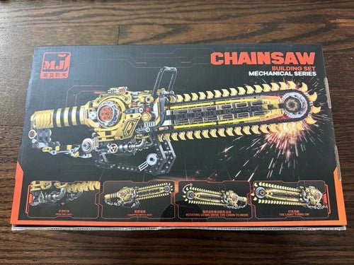 Mechanical Chainsaw Building Blocks Set 1096 PCS No 13108 Model Assembly Toy New