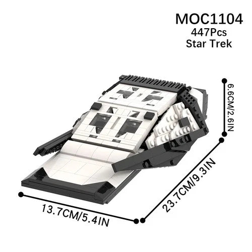 Interstellar MOC Building Blocks Sci-Fi Movie Ranger Scene Model Gift Toy