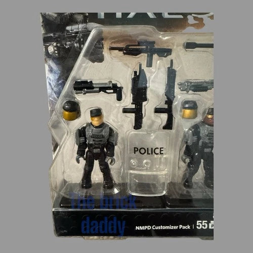 Halo Mega Bloks NMPD Police Customizer Pack Construction Construx MOC