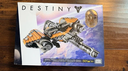 Mega Bloks Arcadia Jumpship II Spacecraft Building Set 501 Pieces NEW SEALED
