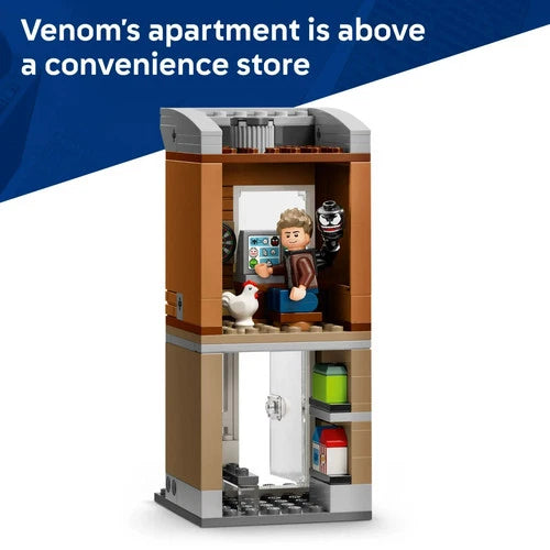 MEOW Marvel Spider-Man vs. Oscorp Building Toy - Pretend Play Set W/8 Toy Minifi