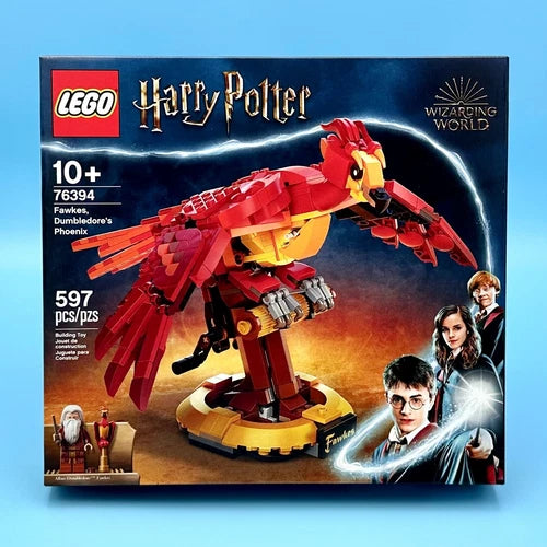 LEGO Harry Potter Fawkes, Dumbledore’s Phoenix Bird 76394 Dumbledore Minifigure