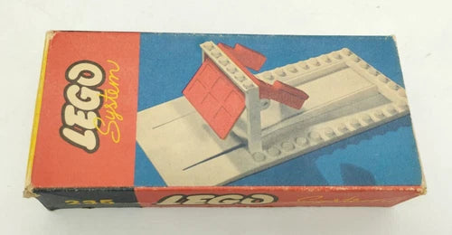 LEGO 235 Garage Plate and Door BOX ONLY ORIGINAL BOX Gate from 1958 50s Vintage Retro 1:87
