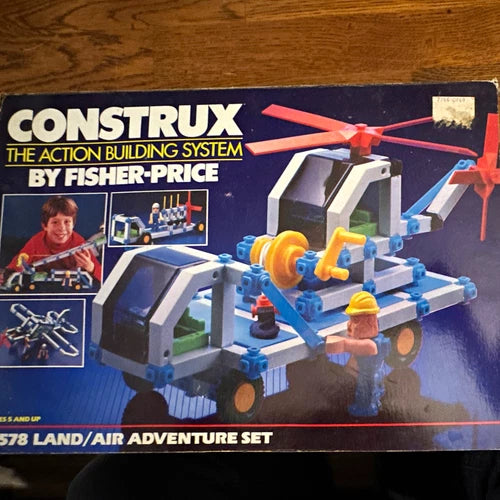 1983 Vintage Construx Action Building System Land/Air Adventure Set 180PCS
