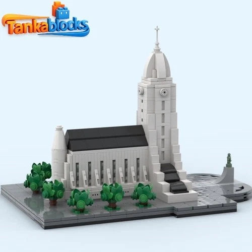 MOC-72194 Hallgrimstha Cathedral DIY Model building blocks Toys Christmas gift