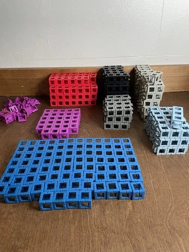 Lot Rokenbok System Toy Building Set Blocks & Accessory Pieces Over 13lbs