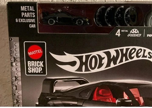 Mattel Brick Shop Hot Wheels '94 Toyota Supra MKIV 824pc Metal Parts JKG40