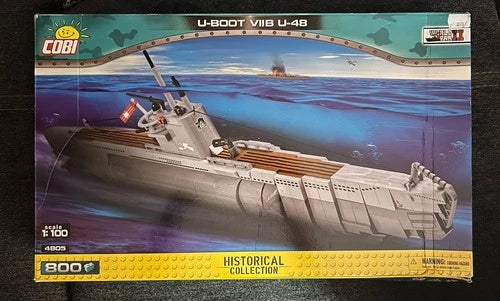 Cobi 4805 U-Boot U-Boat U-48 Submarine 1:100 Scale