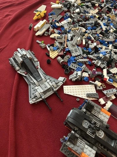 Massive Lego Star Wars Collection Prebuilt ships and more!