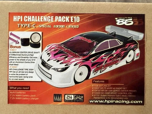 HPI Racing E10 1/10 Electric Car Challenge pack RTR