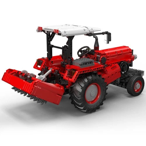 Mould King 17064 Tractor Multiple Shovel heads Building Block Toy Remote Control