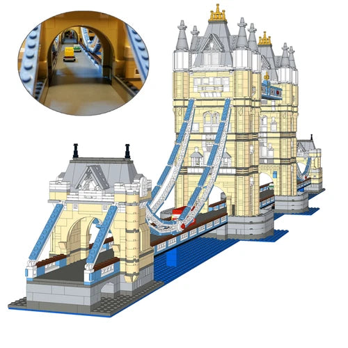 Tower Bridge Extension Fit for 10214 Tower Bridge Building Toys Set MOC Build