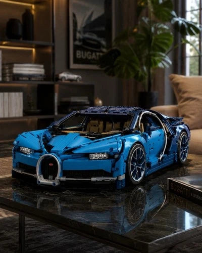 Bugatti Style Supercar Building Blocks Set Approx 3599 PCS Display Model No Box