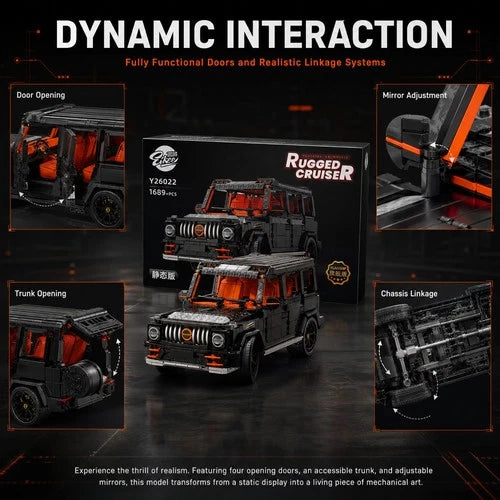 MOC 1:14 AMG SUV G 63 Wagon Offroad SUV Building Bricks Set Gift For Boys