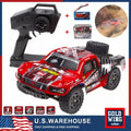REMO 1/16 RC Truck 2.4Ghz 4WD High Speed Off-road RC Car Short Course Truck Red