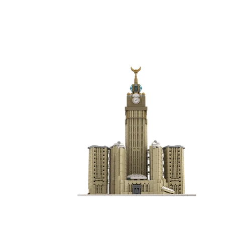 Custom MOC-177867 Mecca Royal Clock Tower Building Blocks Set 1738PCS Toys Gift