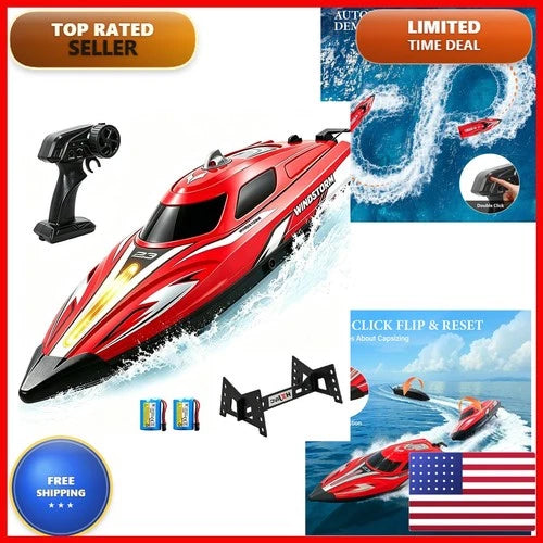Tidjani 2.4Ghz RC Boat, 14 Inch Remote Control Boat For Pool & Lake rc-489080