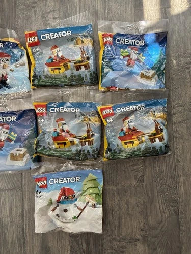Lego Christmas Polybag Lot SEE DESCRIPTION