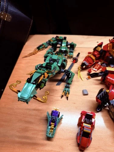 LEGO NINJAGO Bulk Parts Lot from NINJAGO Mechs And Dragons- Incomplete Sets