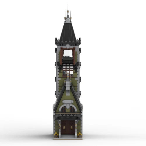 MOC-217609 Creative Halloween Ghost Tower building blocks Toys Christmas gift