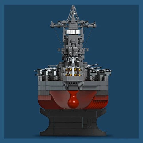 MISINI M7001 1:300 Japanese Yamato Battleship Building Blocks Set, 2569 Piece...