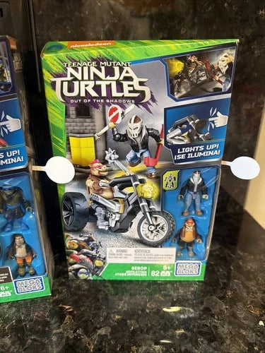 MEGA BLOKS TEENAGE MUTANT NINJA TURTLES OUT OF THE SHADOWS BEBOP & ROCK STEADY