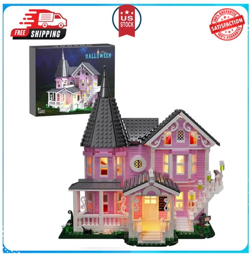 ?? Coraline Pink Palace Building Blocks Set – Collectible Movie Model for Fans?