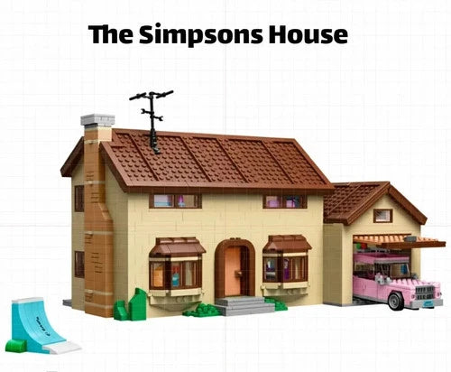 NEW 2523 PCS The Simpsons House Unbranded Building Block Set Creative MOC Toy