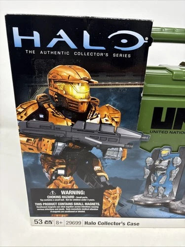 Halo Collector's Case 29699 Mega Bloks Brand New Sealed Set Spartan Armor Toy
