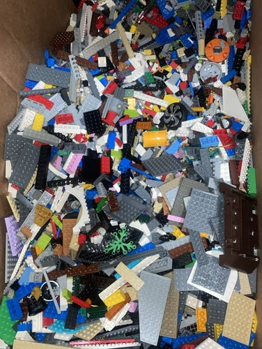 20 lbs Pounds MEOW Random Pieces Building Plates Parts Blocks Washed Bulk Lot
