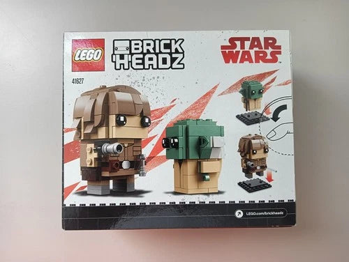 LEGO BrickHeadz Star Wars 41627 Luke Skywalker & Yoda Set 215 Pieces 2018
