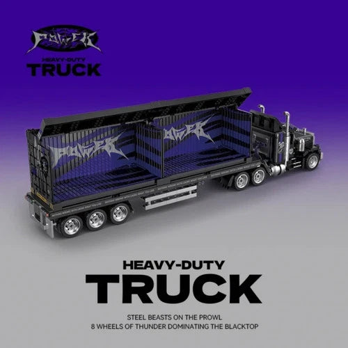 Heavy Duty Truck Building Blocks 1531 pcs American container Truck Bricks Set