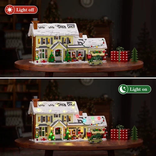 Christmas Vacation Building Block Set 1484pcs Pcs Holiday House RV Wagon NEW NIB