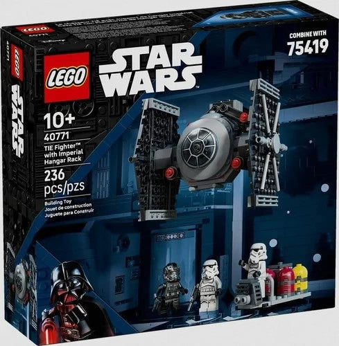 MEOW Star Wars TIE Fighter with Imperial Hangar Rack (40771) Brand New, Sealed