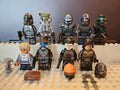 MEOW STAR WARS BAD BATCH AND JUSTIFIER MINIFIGURE LOT OF 9 WITH ACCESSORIES