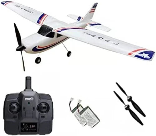 New P707 PRO 3Ch RC Airplane with GYRO, Fixed Wing Plane Outdoor Toys with 2.4G