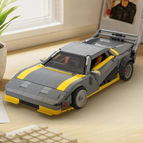 V-TECH Sports Car MOC Building Blocks Kits DIY Bricks Educational Toy Gift