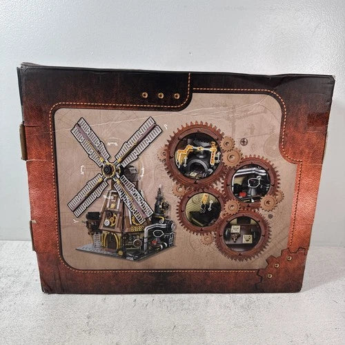 PANTASY - Windmill Workshop (85026) - Steampunk Building Block Set 2400 Pieces